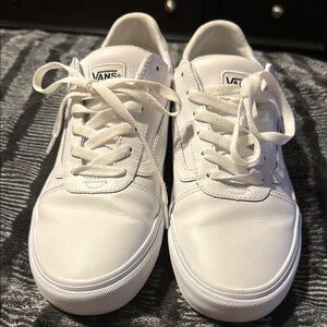 Vans All-White Women’s Low-Top Sneakers